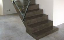 Revestimiento con microcemento para escaleras